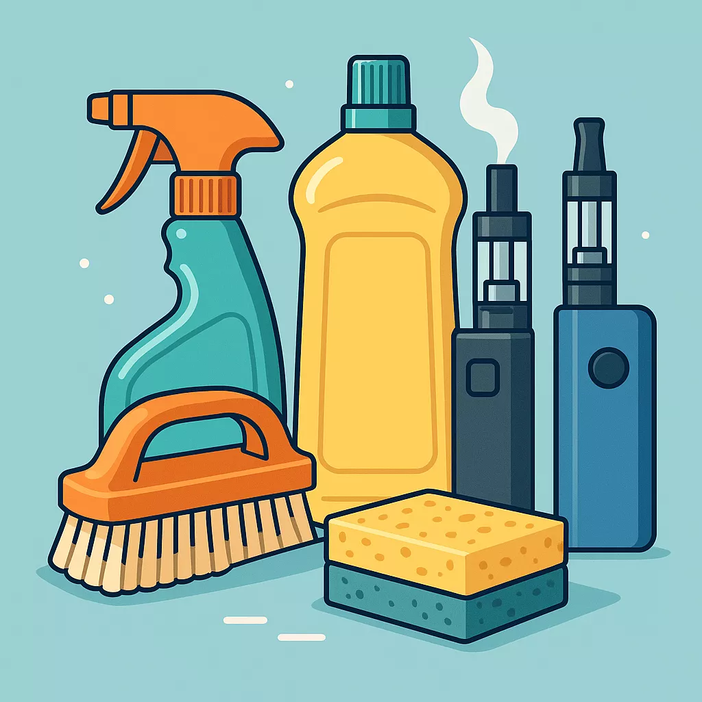 cleaning supplies electronic cigarettes